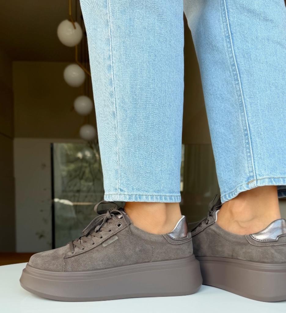 Sneakers dama Kamin Khaki