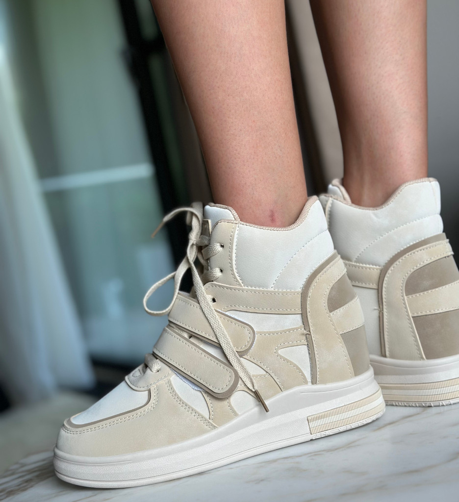 Sneakers dama Kieran Bej - 3 | YEO