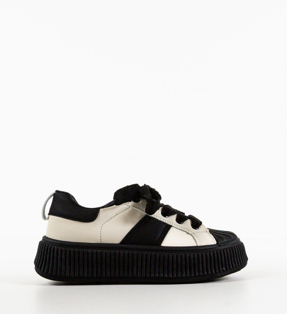 Sneakers dama Kiona Albi - 4 | YEO