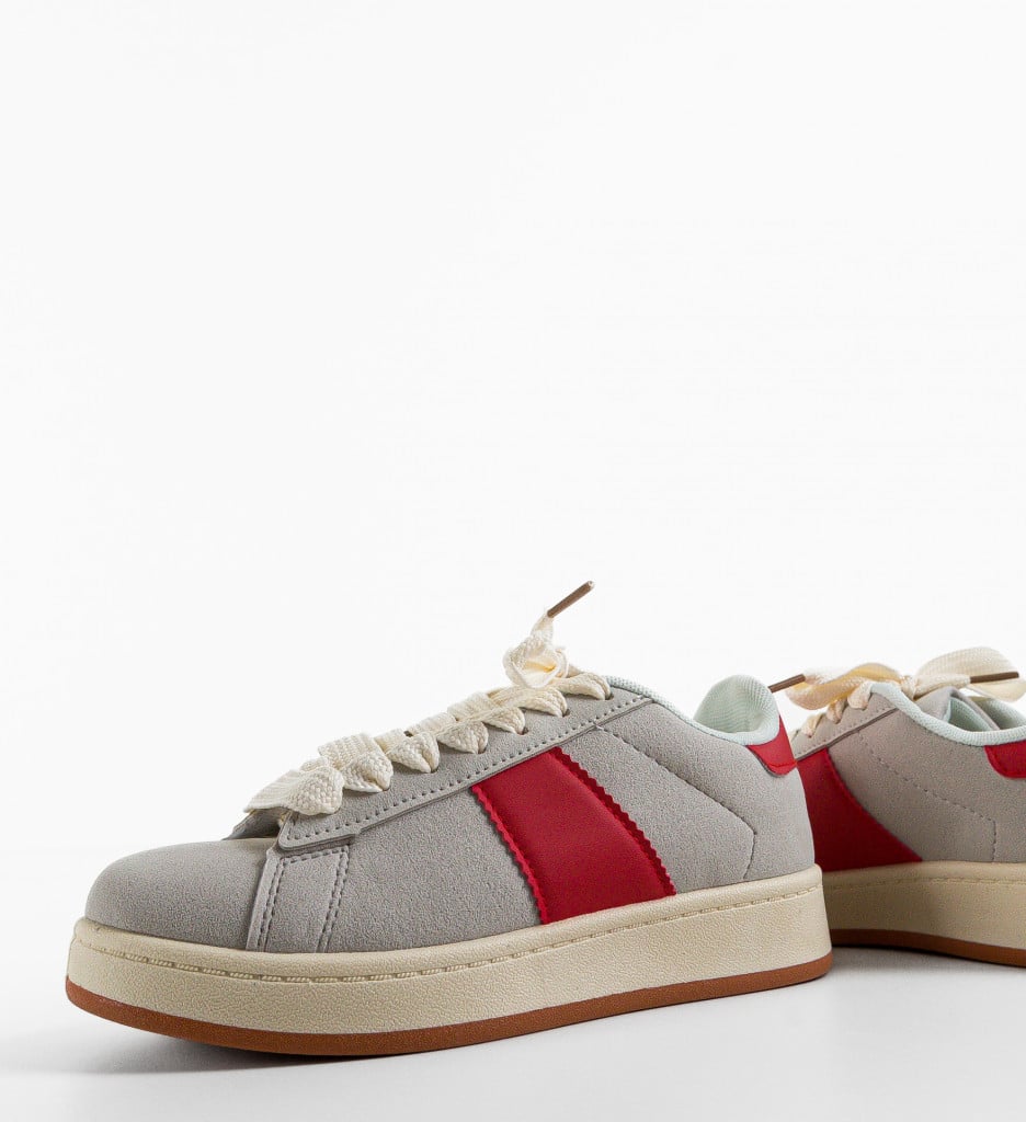 Sneakers dama Kionba Gri - 5 | YEO