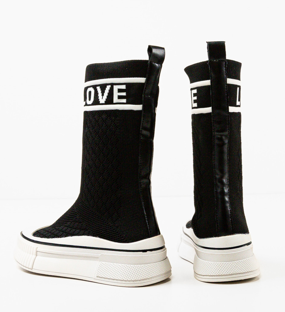 Sneakers dama Lovee Negri - 5 | YEO