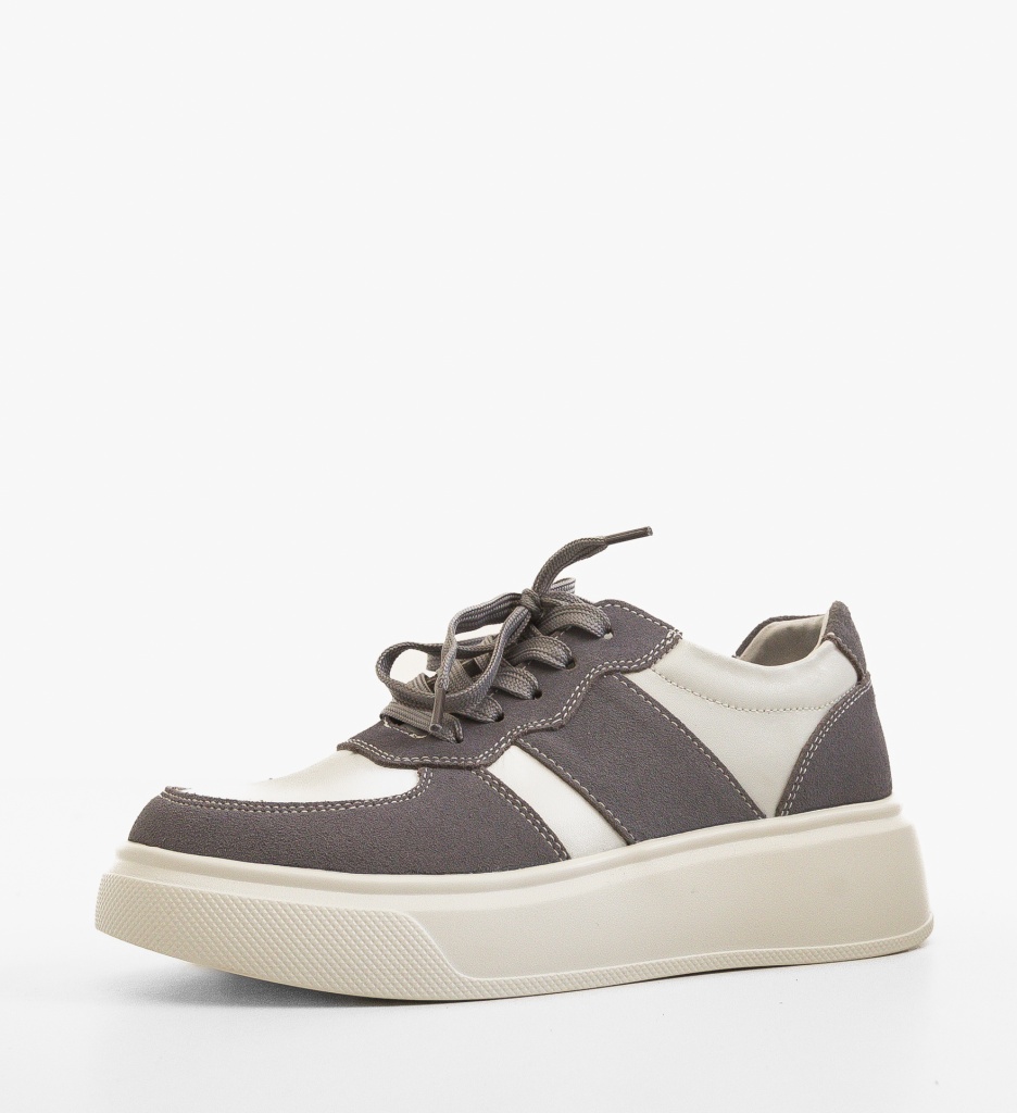 Sneakers Dama Miriam Gri - 3 | YEO