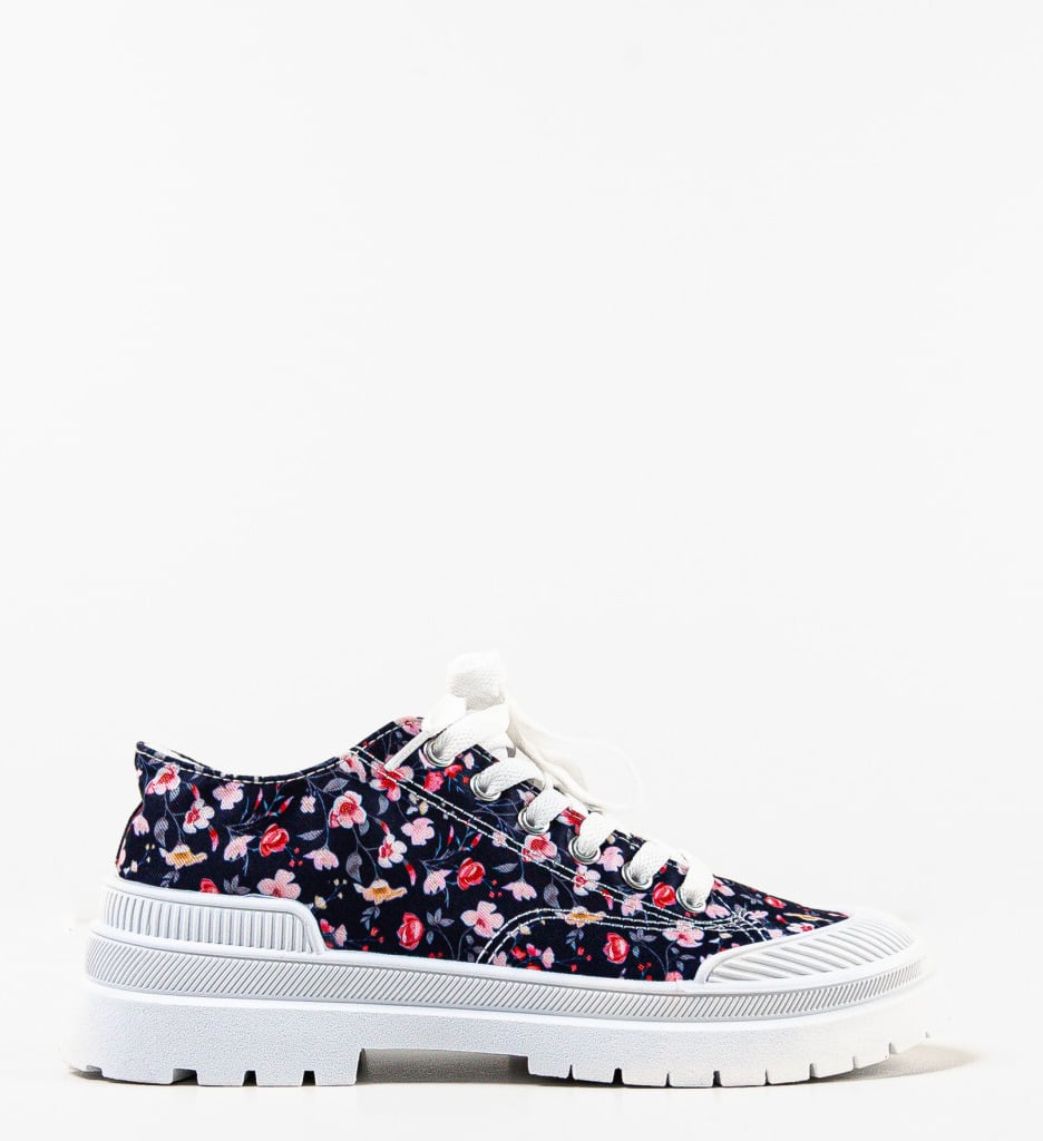 Sneakers dama Niamh Bleumarin - 3 | YEO