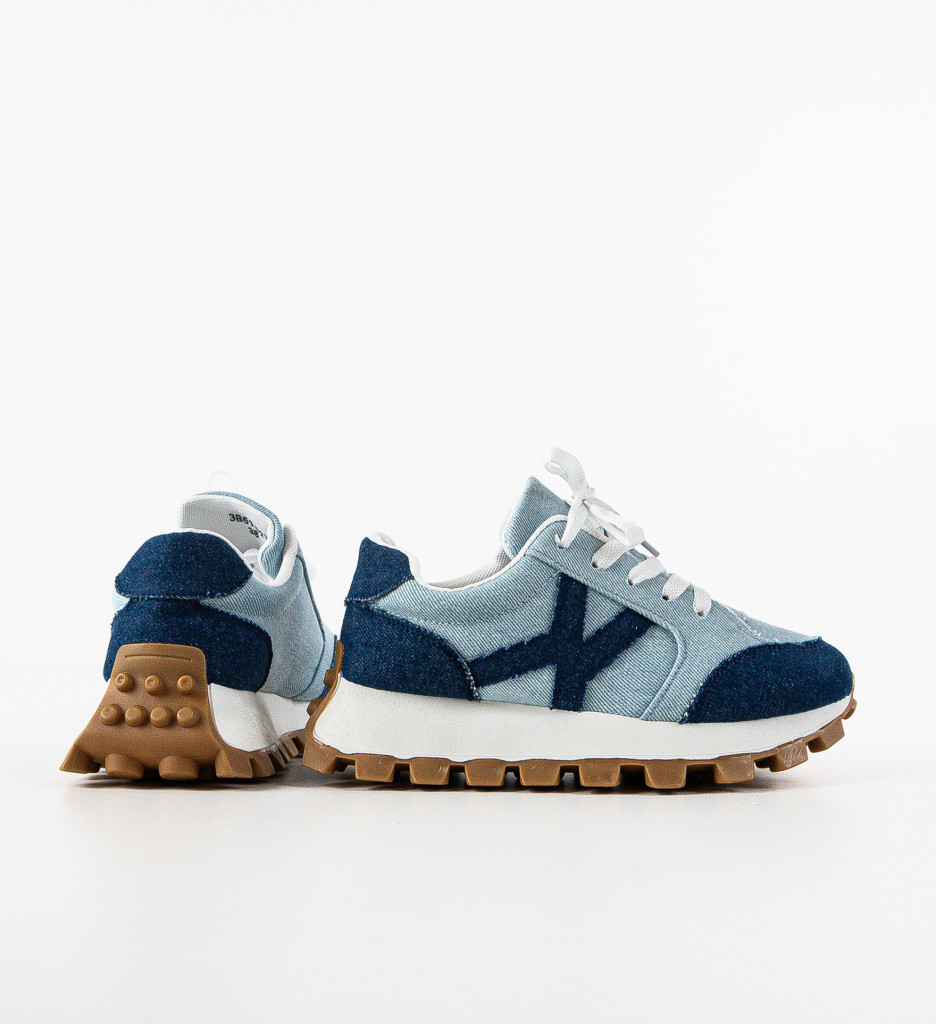 Sneakers dama Panabaz Albastri - 4 | YEO