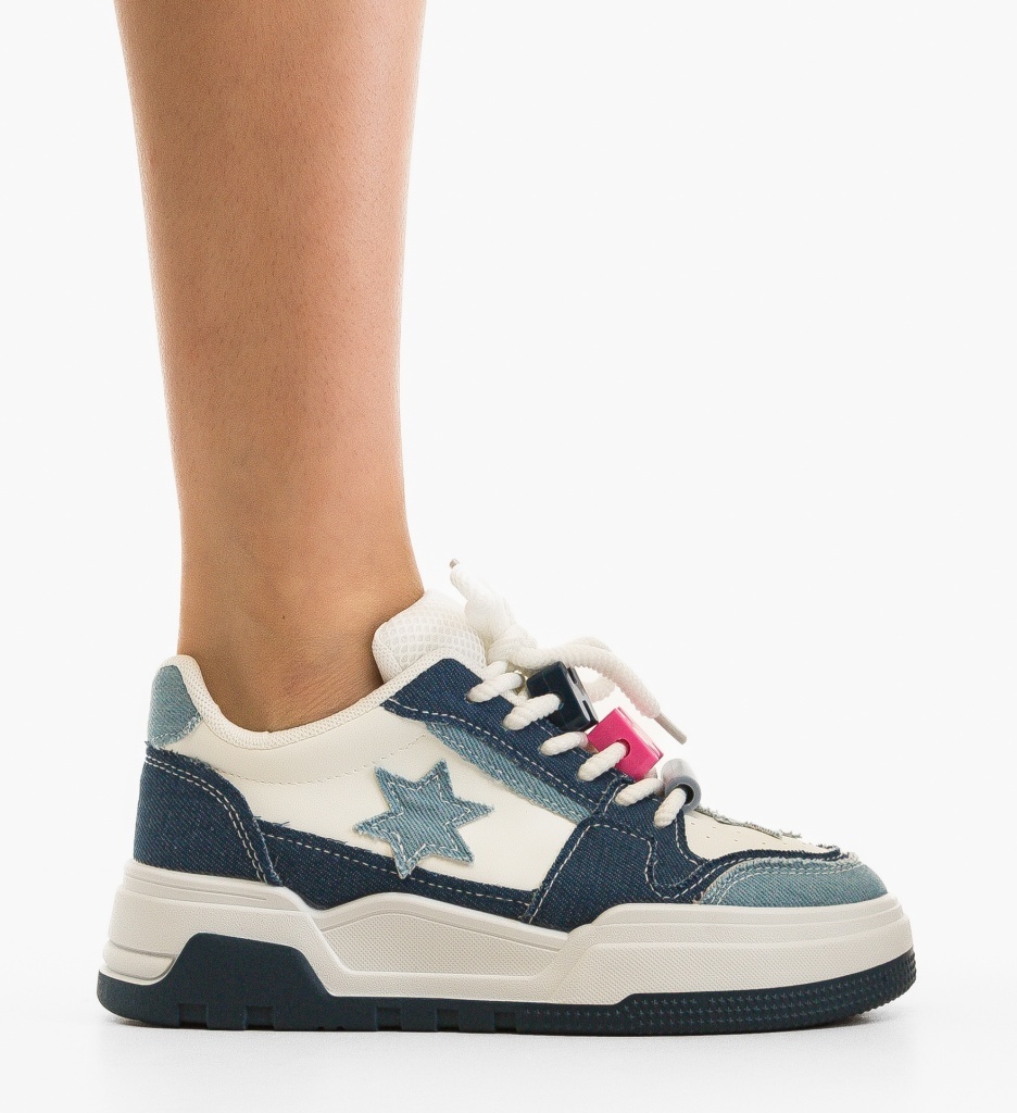 Sneakers dama Rilas Albastri - 3 | YEO