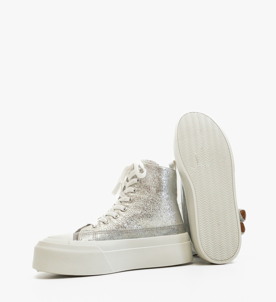 Sneakers dama Serena Argintii - 3 | YEO