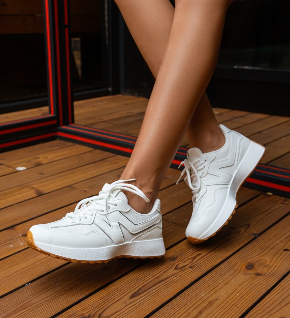 Sneakers dama Sharad Albi - 3 | YEO