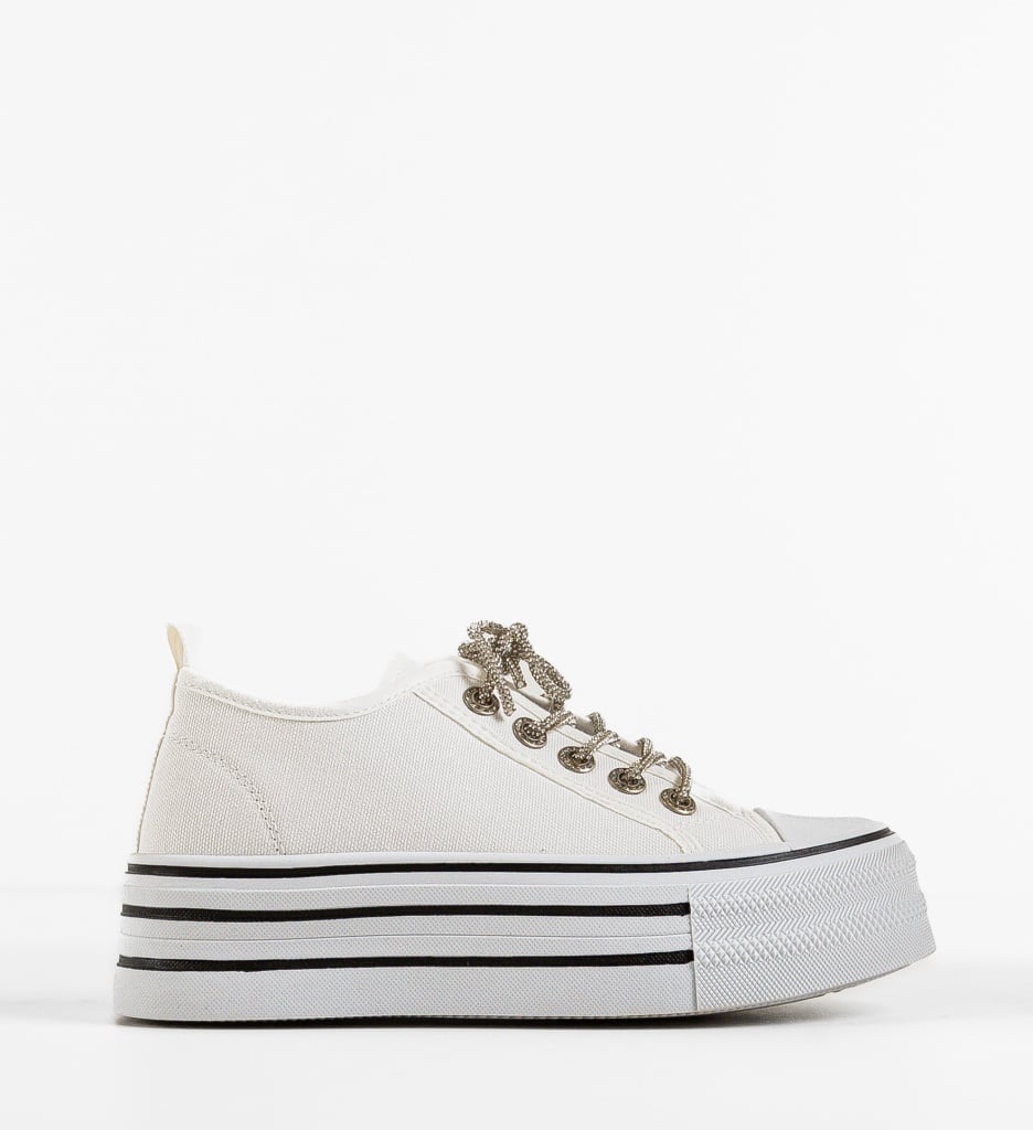 Sneakers dama Steaia Albi - 1 | YEO