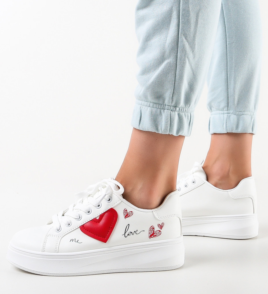 Sneakers dama Tares Albi - 1 | YEO