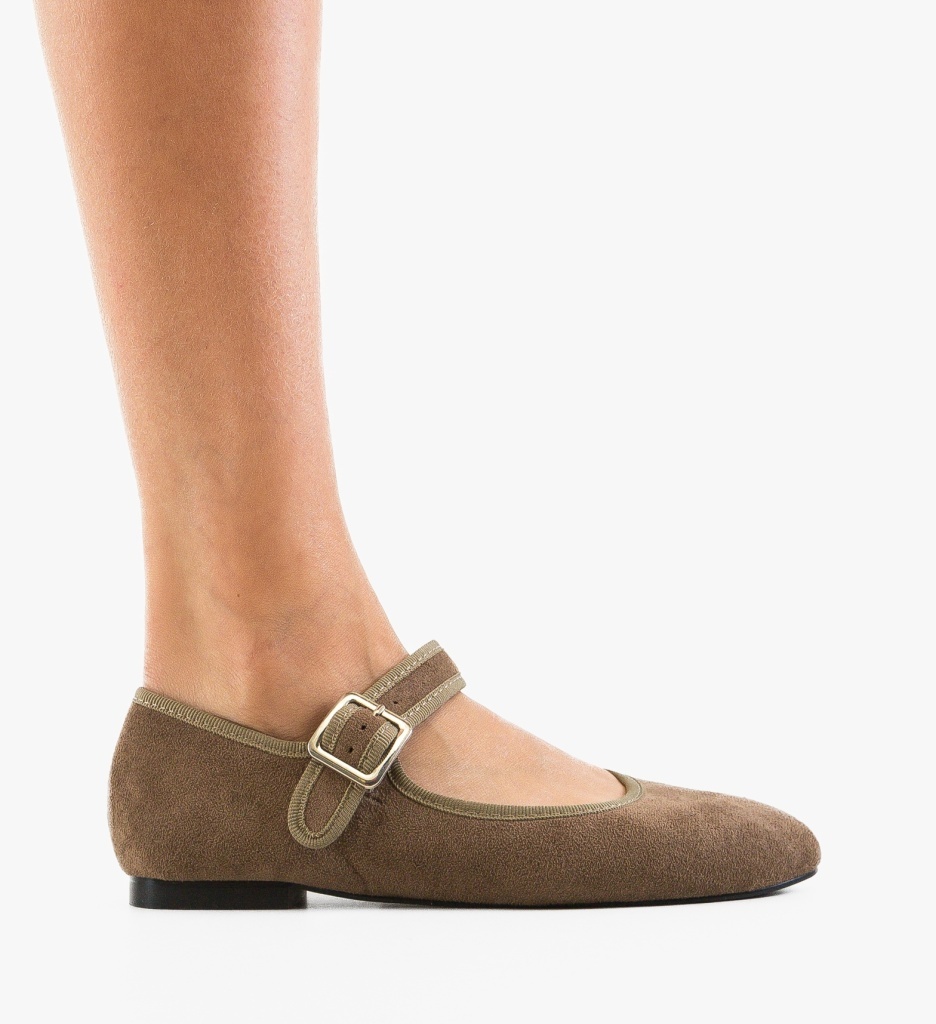 Balerini dama Bytyr Khaki - 1 | YEO