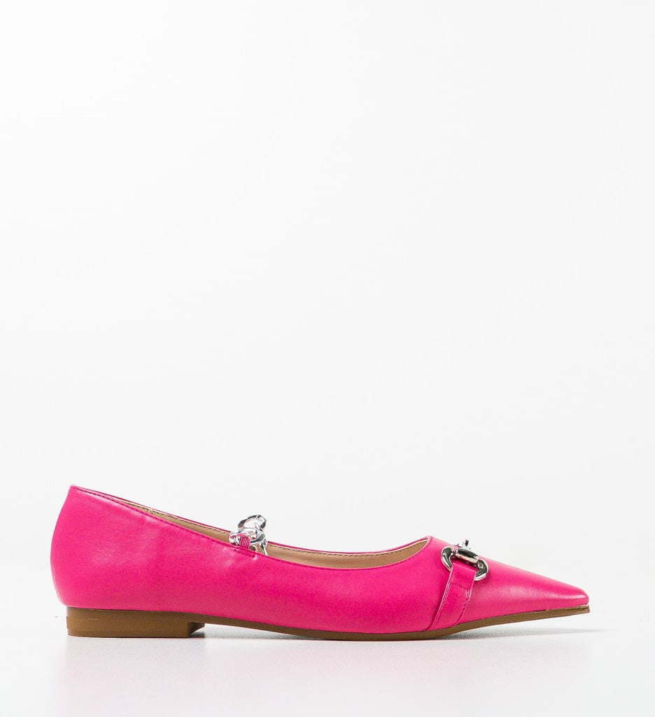 Balerini dama Draper Fuchsia - 3 | YEO