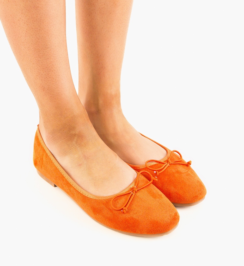 Balerini dama Elinor Portocalii - 4 | YEO