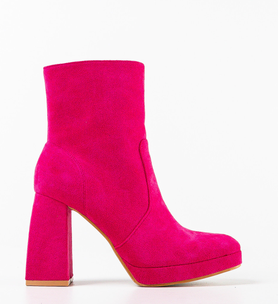 Botine dama Abbey Fuchsia - 3 | YEO