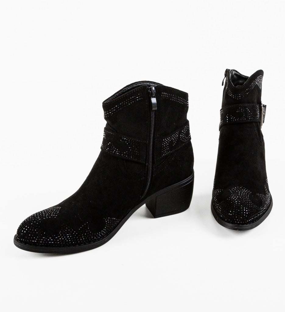 Botine dama Adams Negre - 4 | YEO