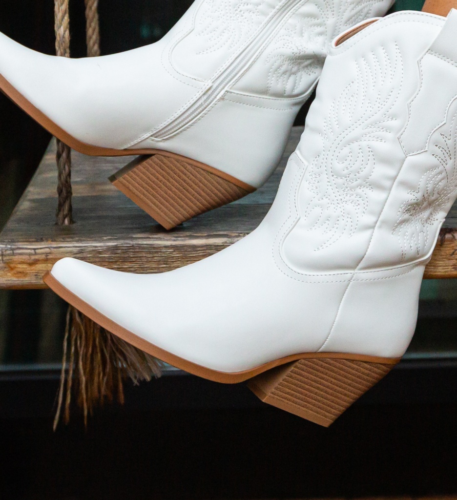 Botine dama Aspasia Albe - 3 | YEO