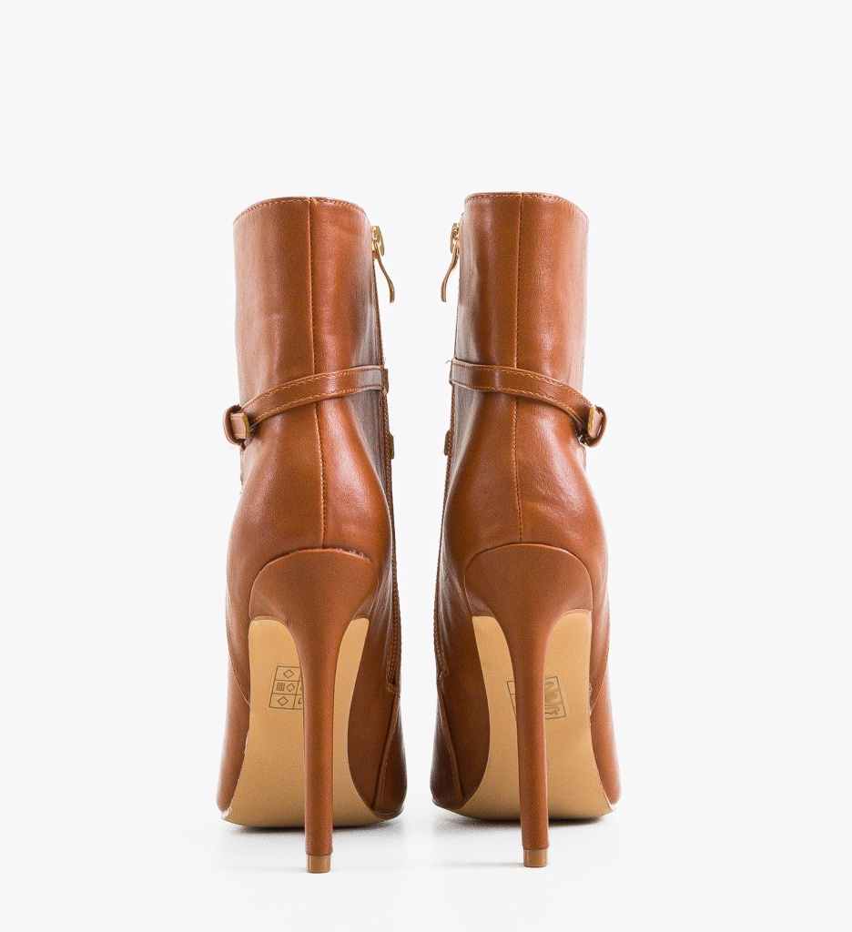Botine dama Barbara Camel - 1 | YEO