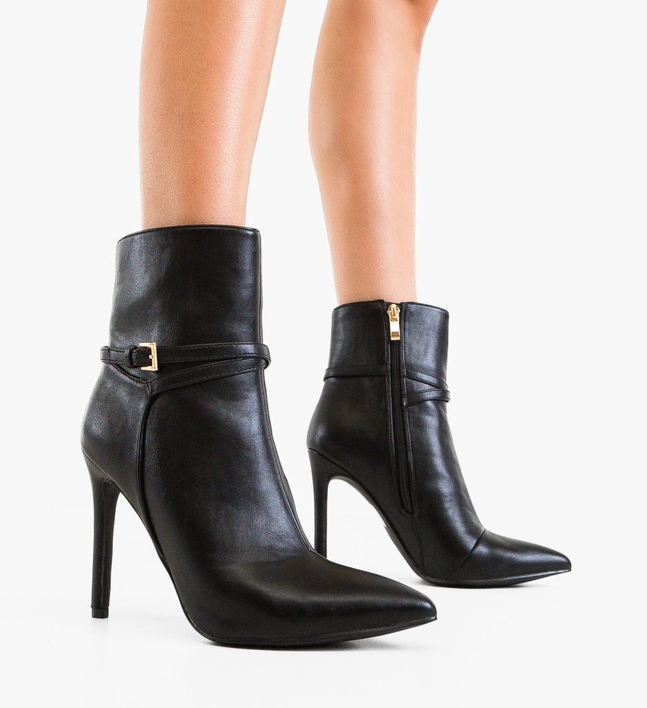 Botine dama Barbara Negre