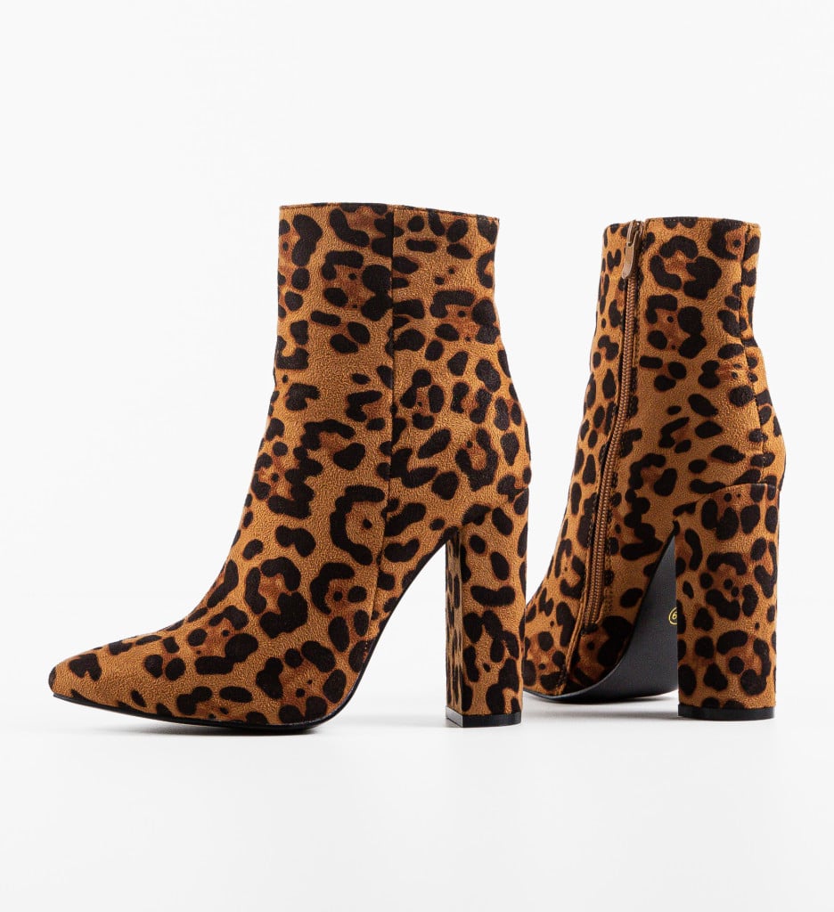 Botine dama Carey Animal Print - 4 | YEO