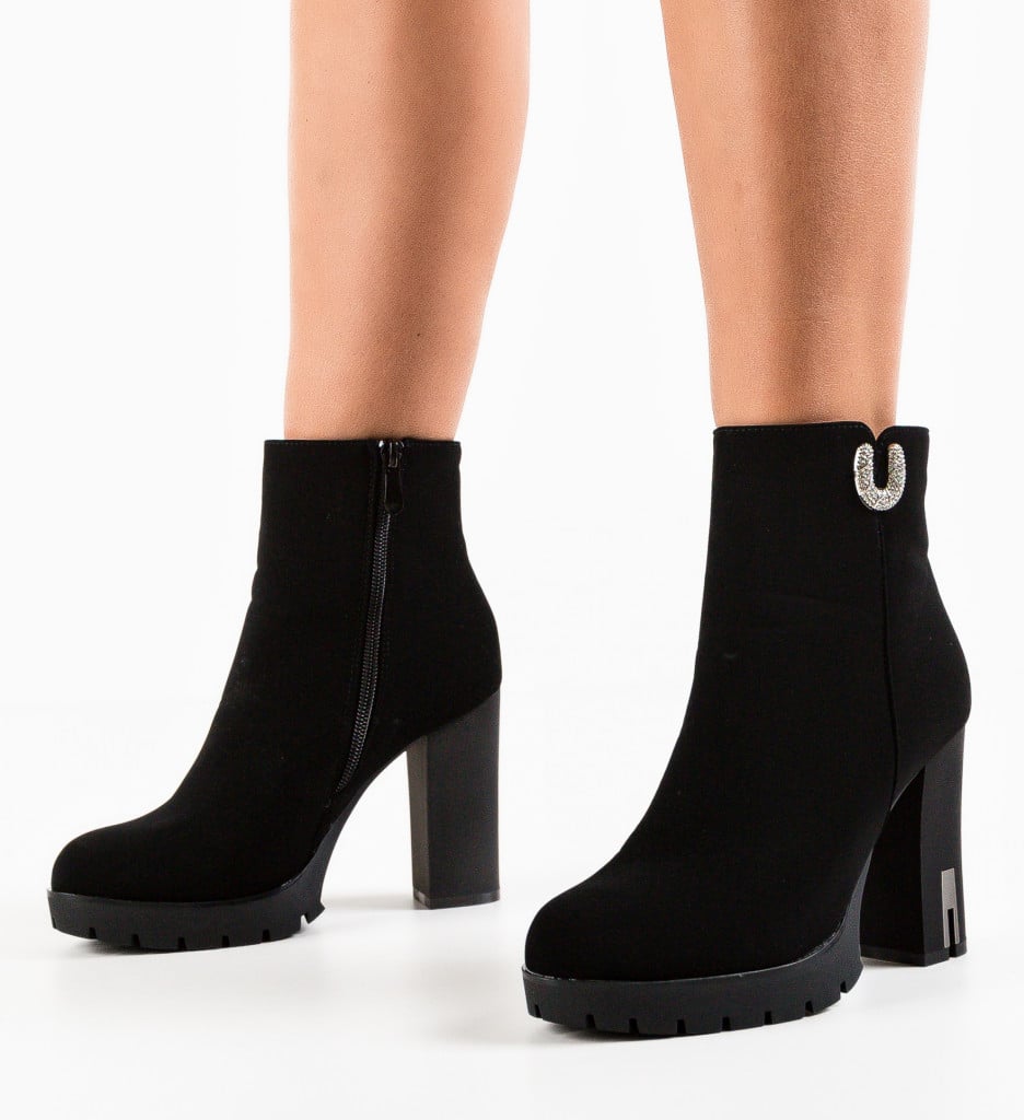 Botine dama Cars Negre - 2 | YEO