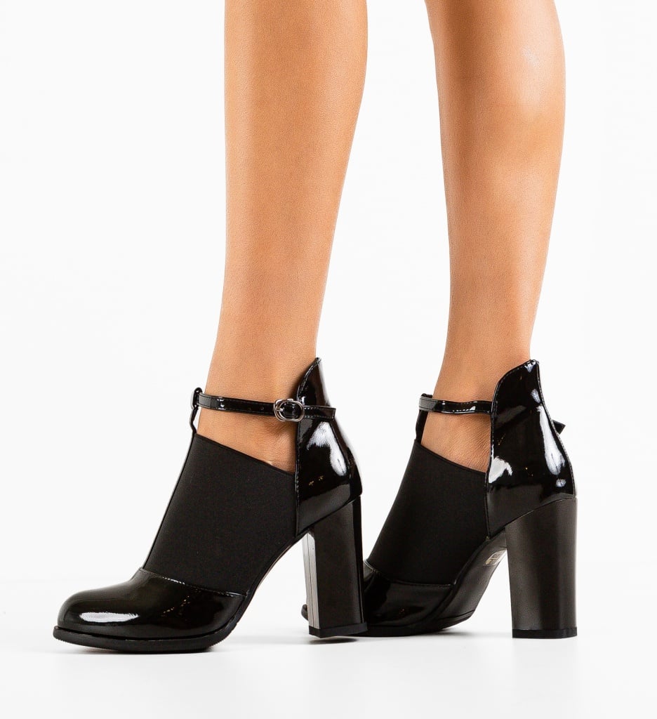 Botine dama Celeste Negre - 3 | YEO