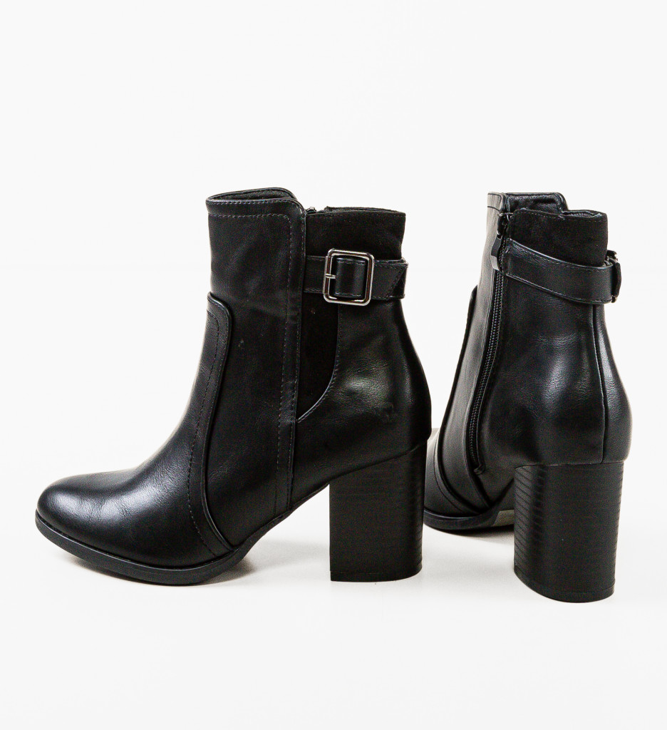 Botine dama Dafaz Negre - 4 | YEO