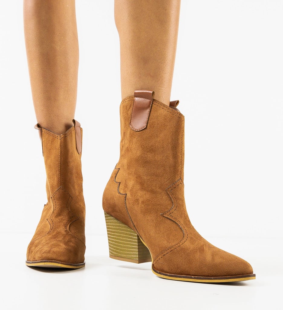 Botine dama Dalay Camel - 3 | YEO