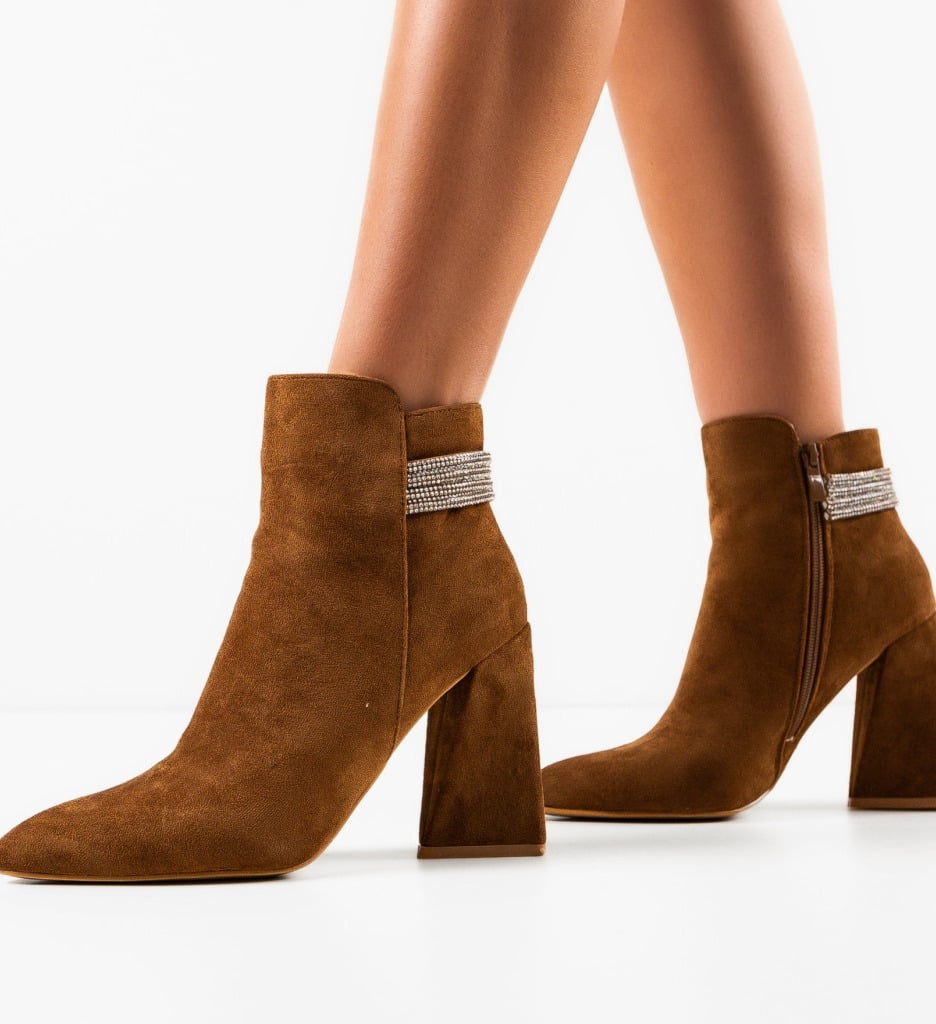 Botine dama Fillu Camel - 3 | YEO