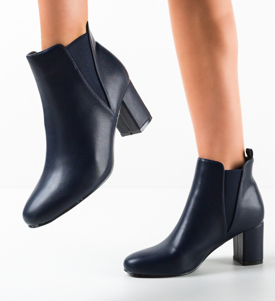 Botine dama Floyd Bleumarin - 2 | YEO