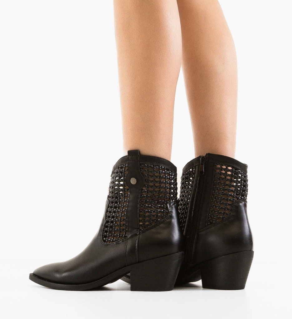 Botine dama Fran Negre