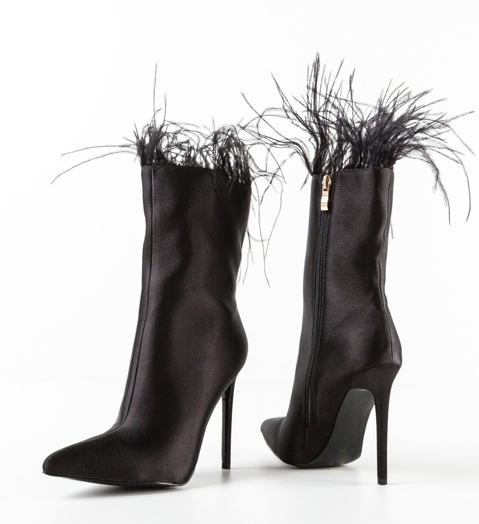 Botine dama Fuery Negre - 3 | YEO