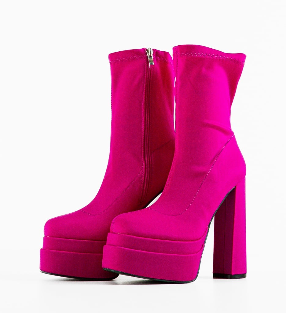 Botine dama Fumnan Fuchsia - 4 | YEO