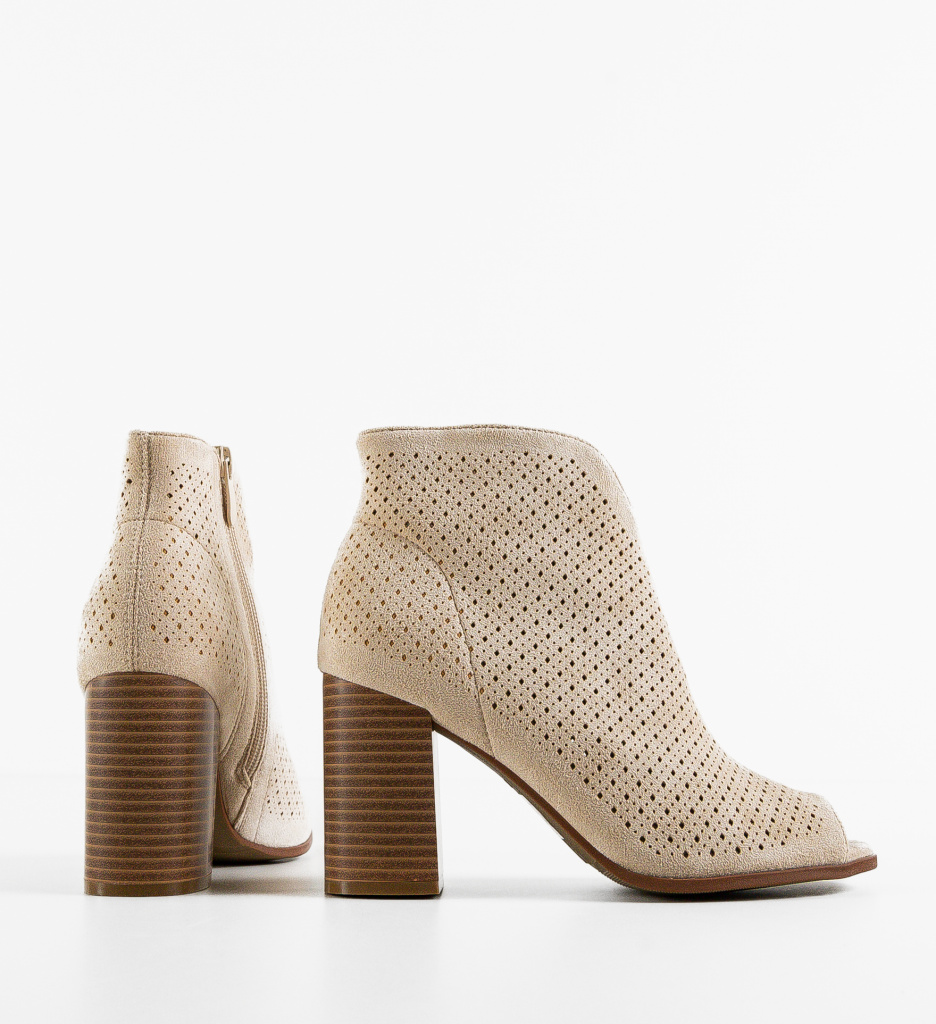 Botine dama Gallco Bej - 3 | YEO