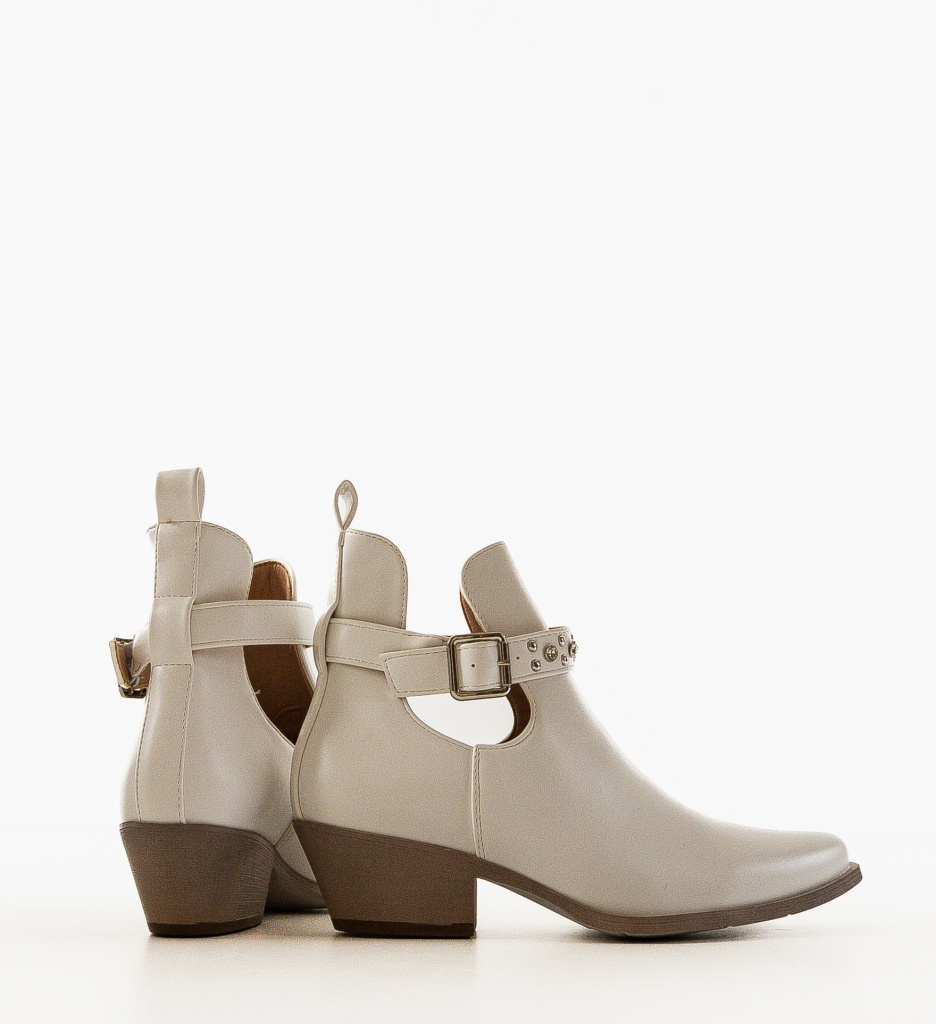 Botine dama Gianna Albe - 5 | YEO