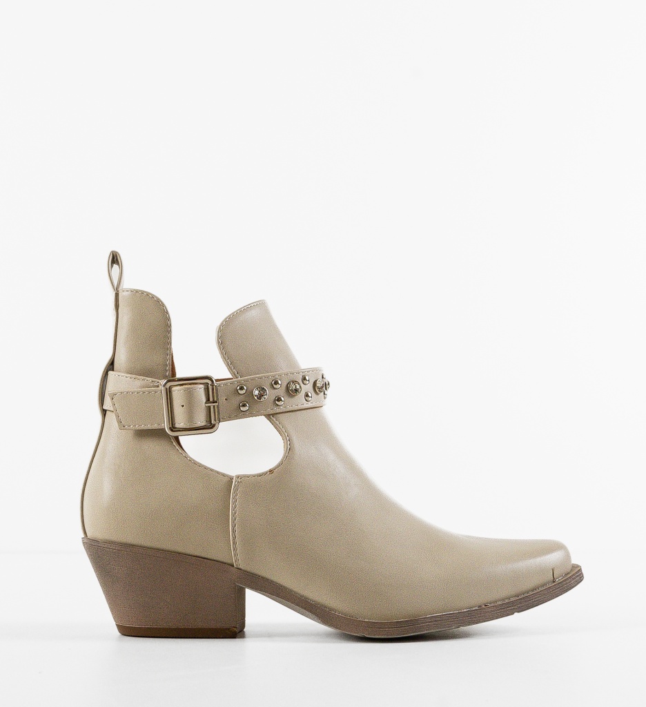 Botine dama Gianna Bej - 4 | YEO