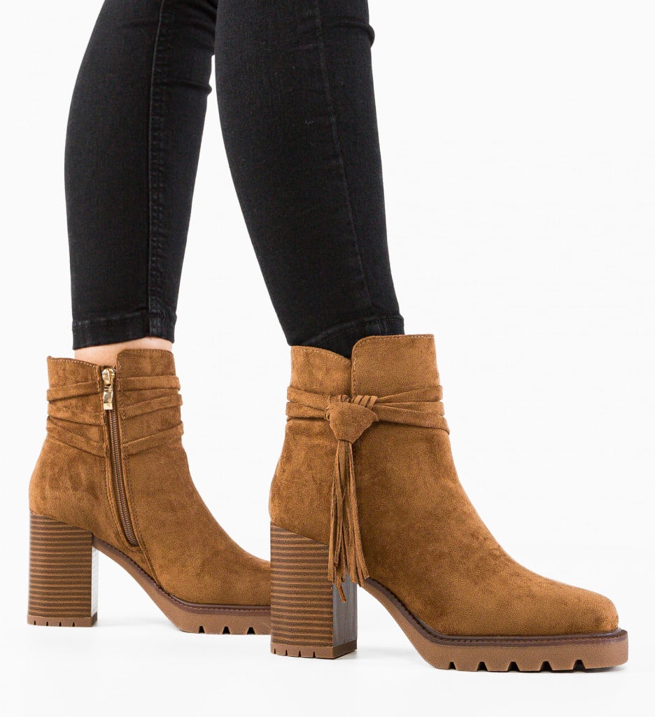 Botine dama Graps Camel - 2 | YEO