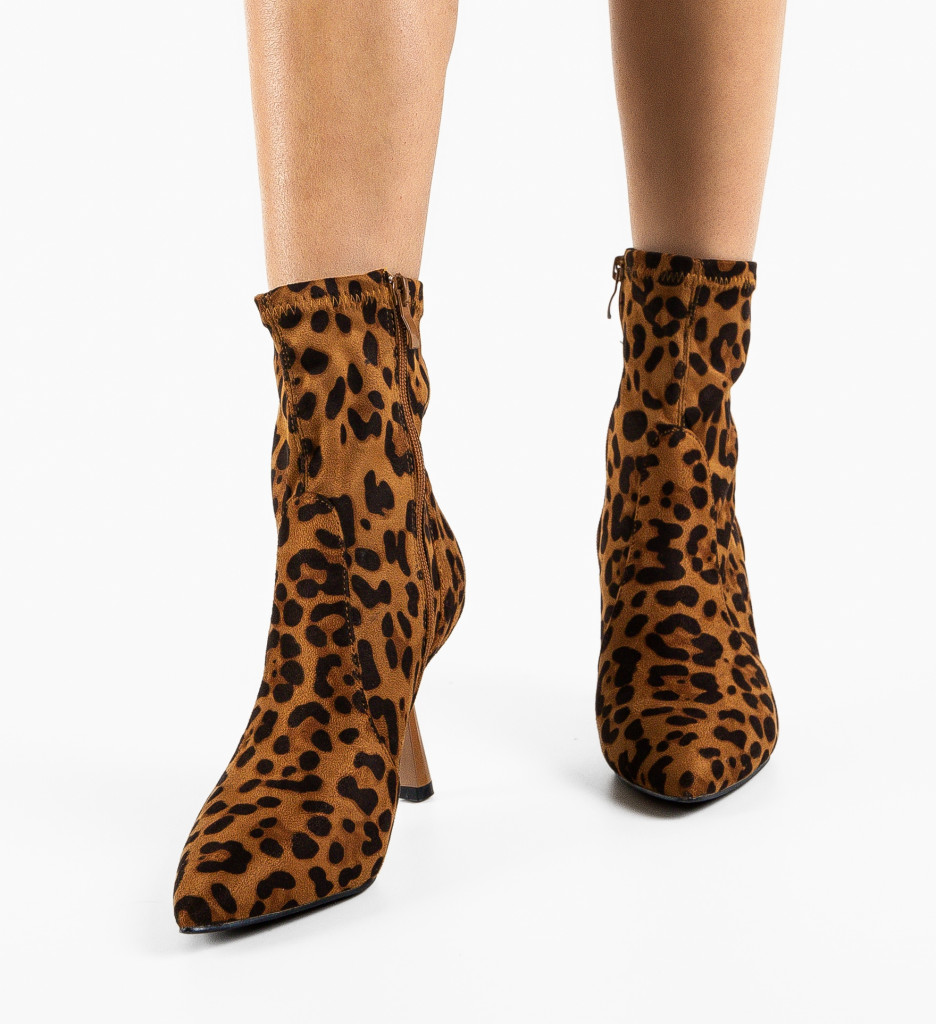 Botine dama Jak Animal Print - 1 | YEO