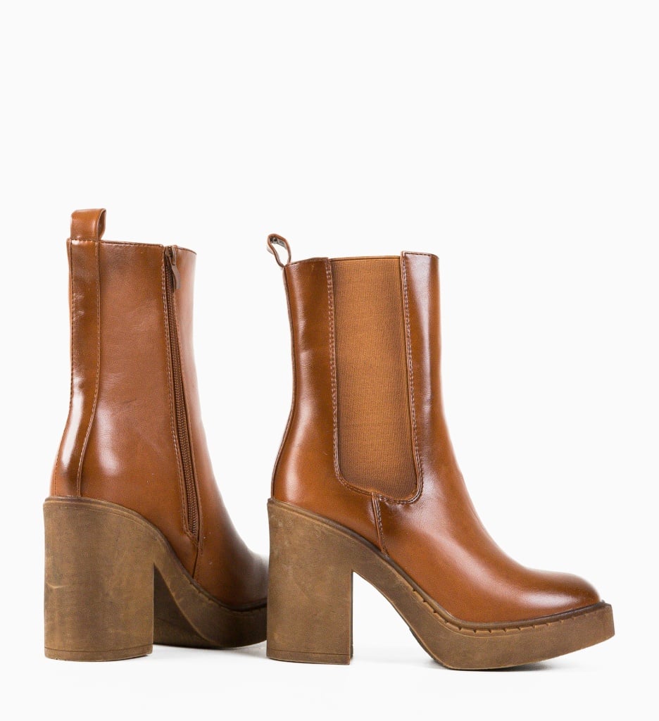 Botine dama Justi Camel - 5 | YEO