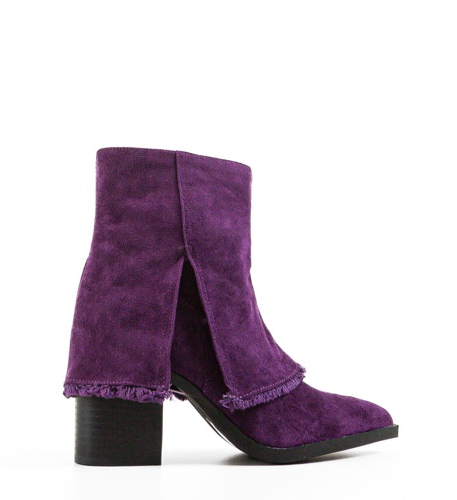 Botine dama Keith Mov - 4 | YEO