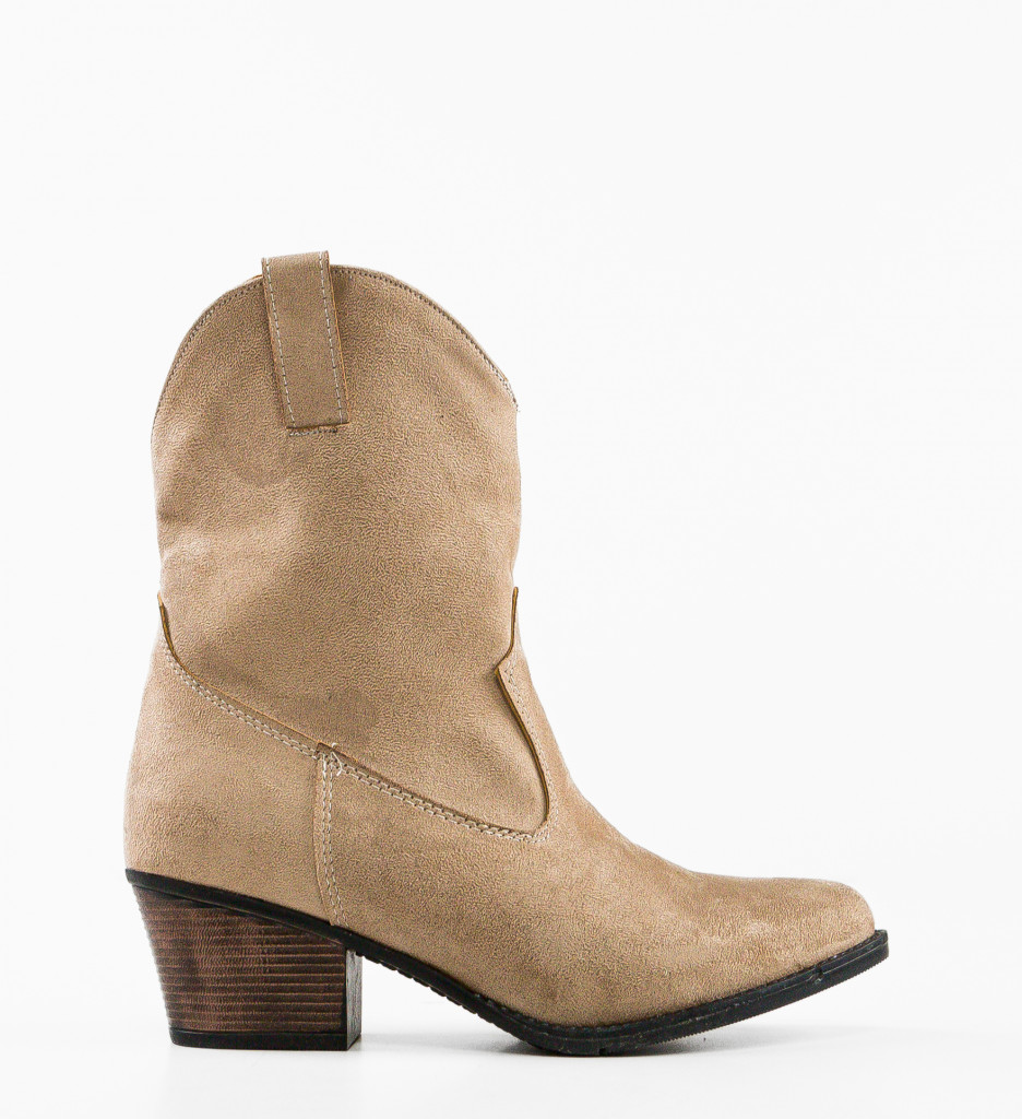 Botine dama Keraby Bej - 3 | YEO