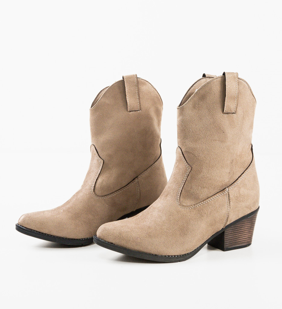 Botine dama Keraby Khaki - 4 | YEO