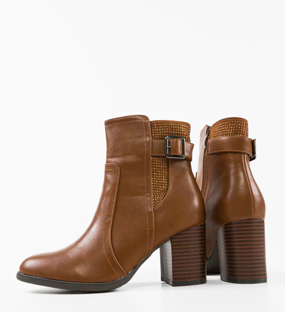 Botine dama Kiana Camel - 5 | YEO