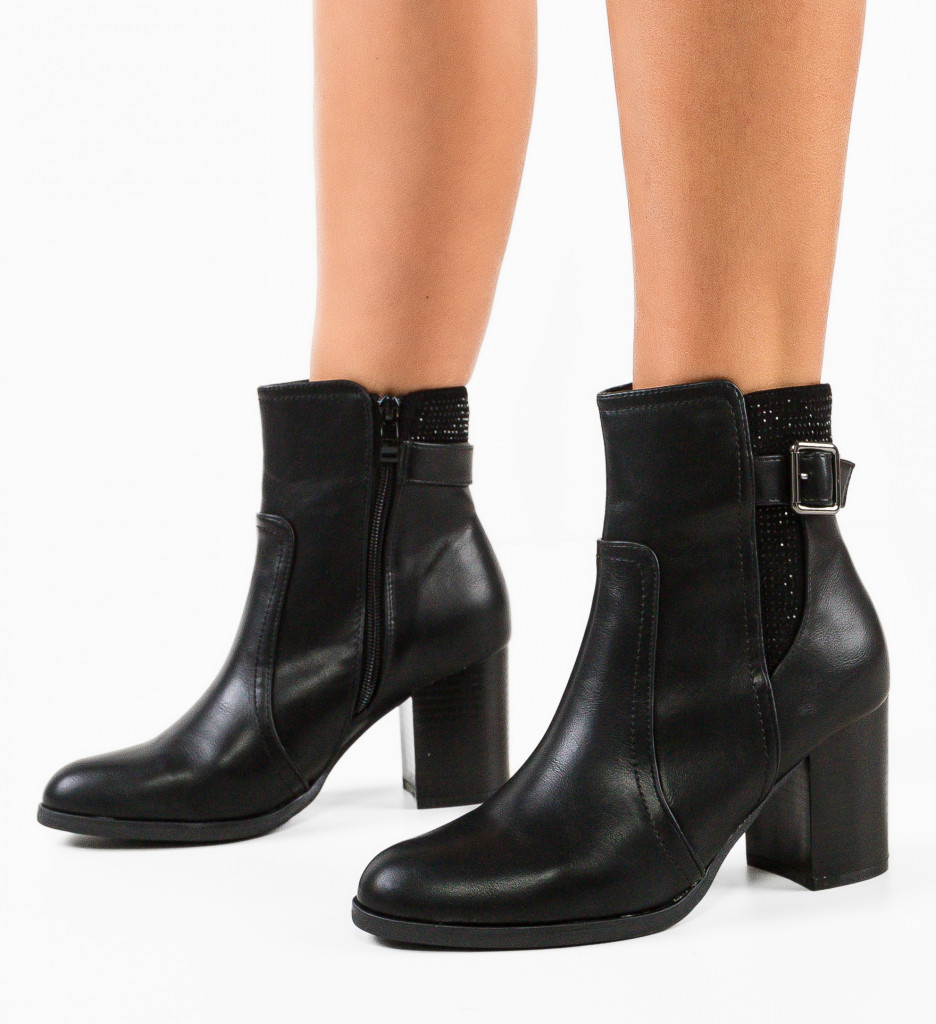 Botine dama Kiana Negre - 1 | YEO