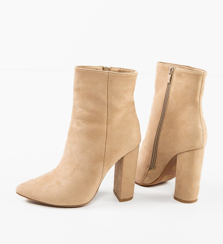 Botine dama Leo Khaki