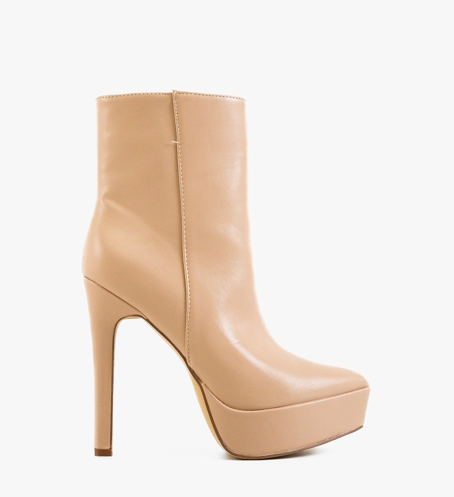 Botine dama Leyka Nude - 4 | YEO