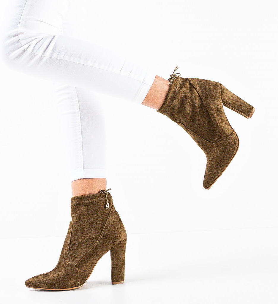 Botine dama Medy Verde - 2 | YEO