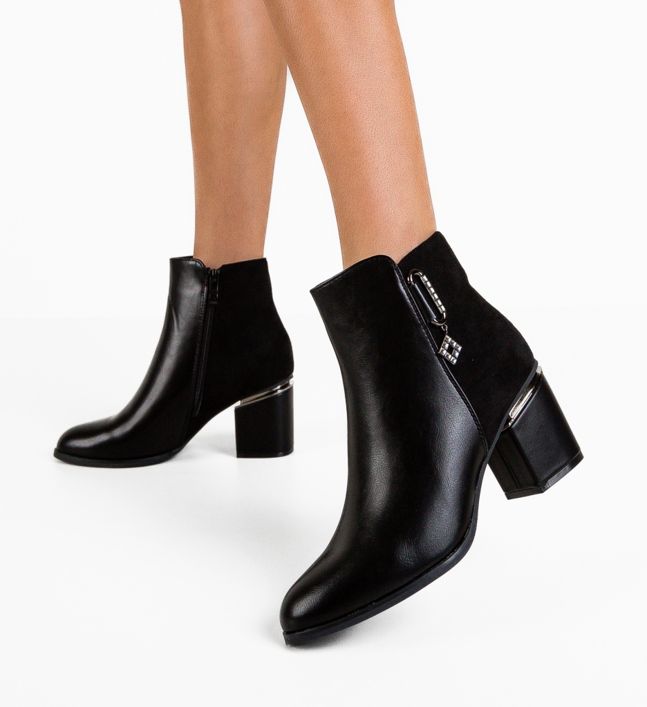 Botine dama Moya Negre - 3 | YEO