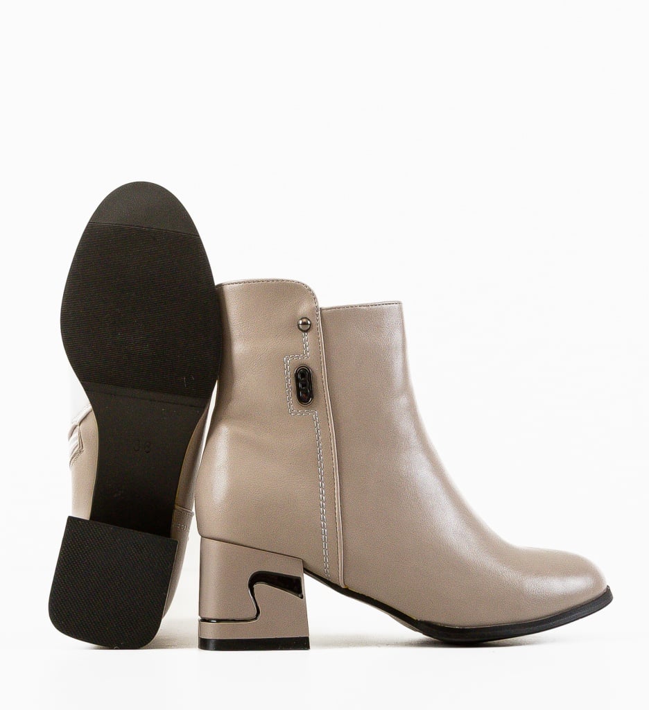 Botine dama Musat Gri - 5 | YEO