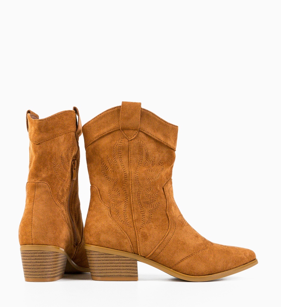 Botine dama Nanda Camel - 5 | YEO