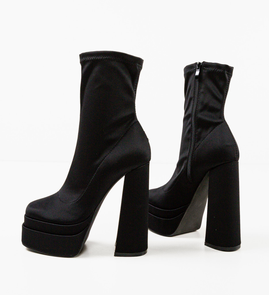 Botine dama Platona Negre - 5 | YEO