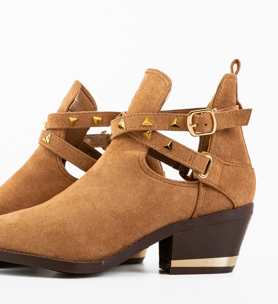 Botine dama Qamar Khaki - 4 | YEO